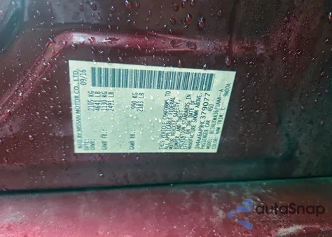 2017 Nissan Maxima 3.5S from USA, damaged, VIN 1N4AA6AP9HC379077